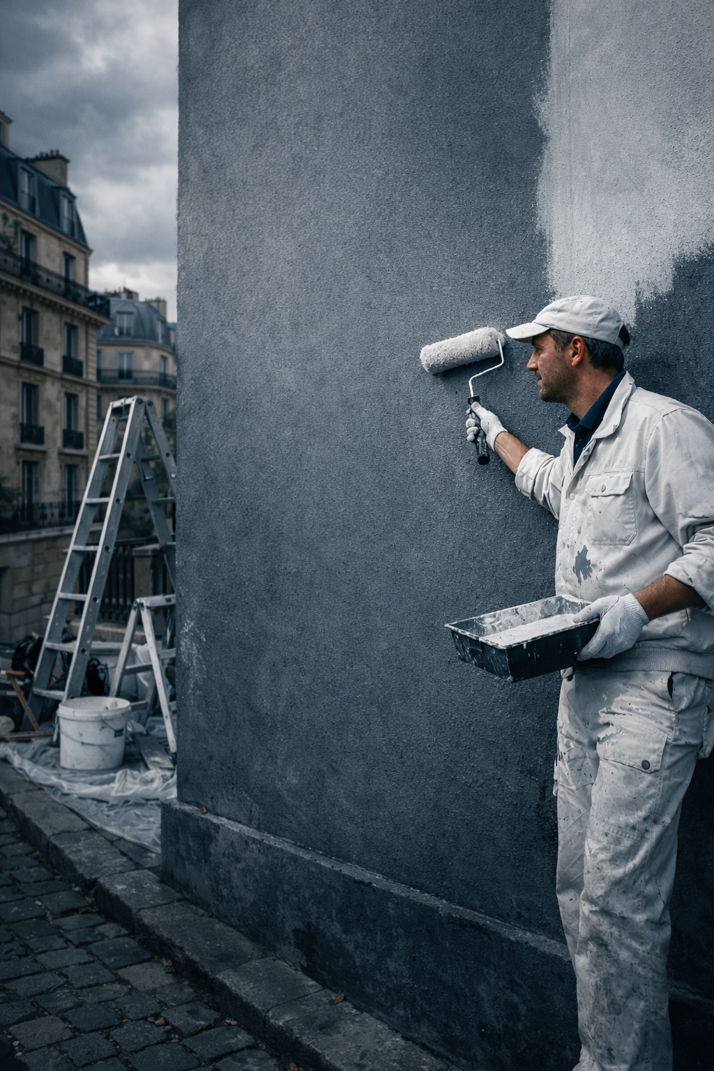 Artisan peintre en intervention à Paris