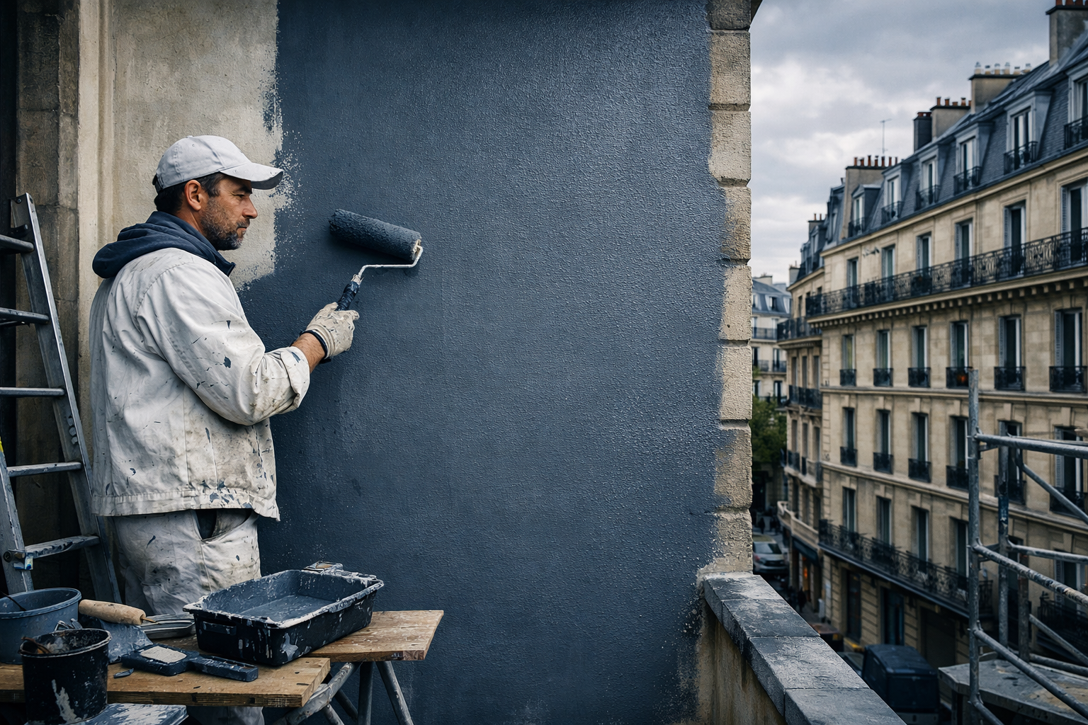 Artisan peintre en intervention à Paris
