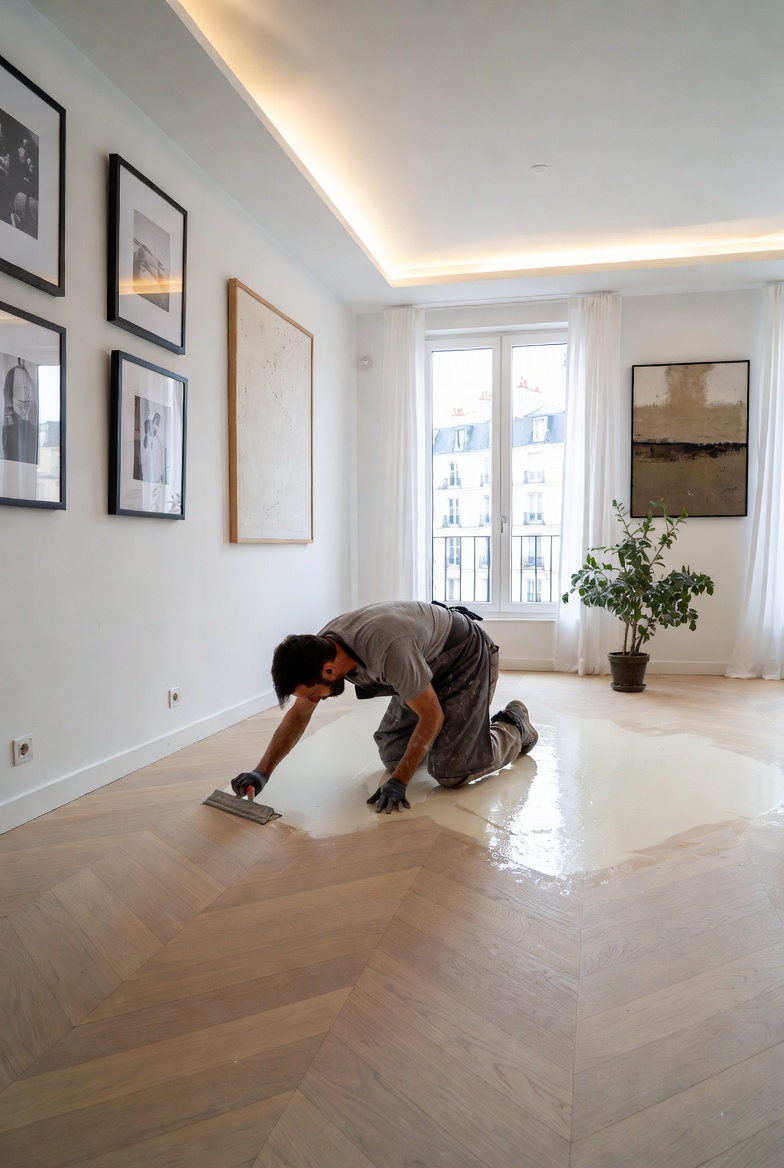 Pose de sols et finitions à Paris